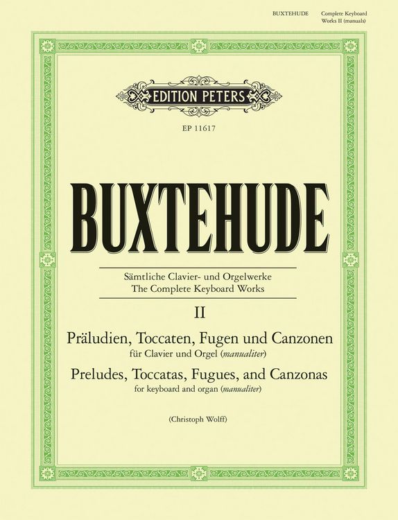 Produktbild: The Complete Keyboard Works Vol. II: Preludes, Toccatas, Fugues, and Canzonas