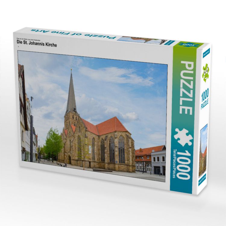 Produktbild: CALVENDO Puzzle Die St. Johannis Kirche | 1000 Teile Lege-Gr&ouml;&szlig;e 64x48cm Foto-Puzzle f&uuml;r gl&uuml;ckliche Stunden