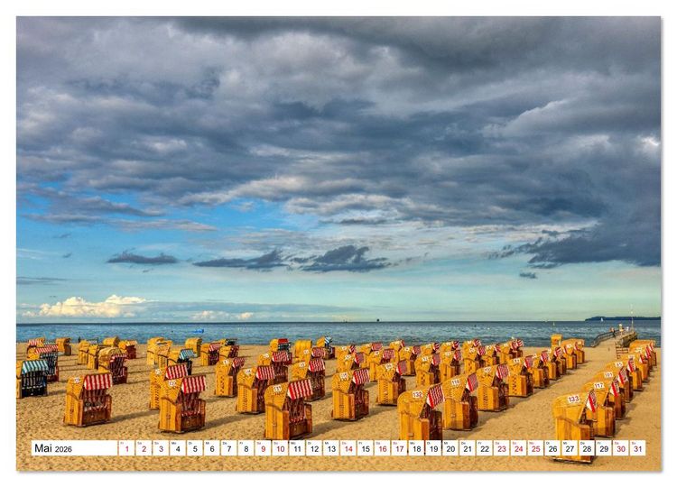 Produktbild: Travem&uuml;nde &ndash; Wo das Meer atmet (Wandkalender 2026 DIN A3 quer), CALVENDO Monatskalender