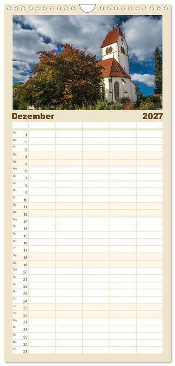 Produktbild: Familienplaner 2027 - Immenstaad am sch&ouml;nen Bodensee mit 5 Spalten (Wandkalender, 21 x 45 cm) CALVENDO