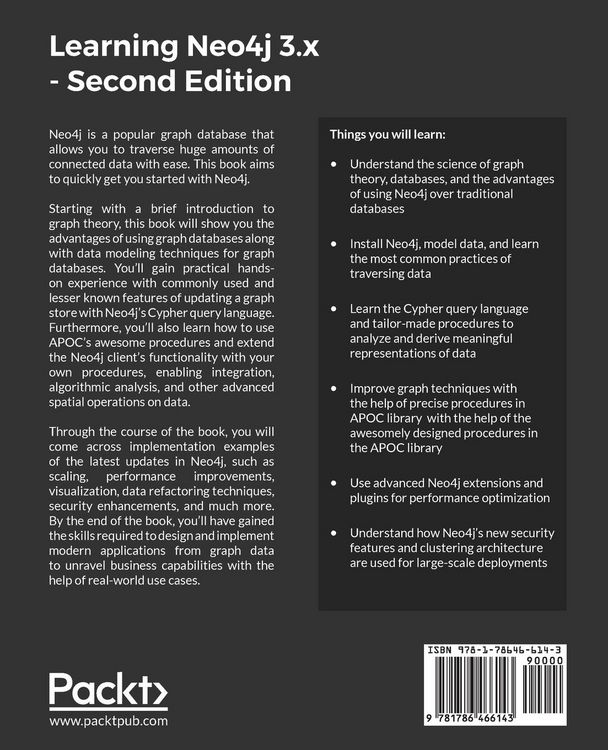 Produktbild: Learning Neo4j 3.x