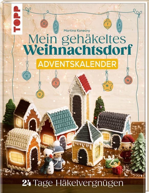 Produktbild: Mein geh&auml;keltes Weihnachtsdorf - Adventskalenderbuch