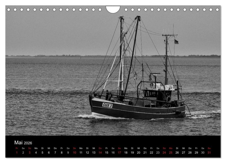 Produktbild: Willkommen in Cuxhaven (Wandkalender 2026 DIN A4 quer), CALVENDO Monatskalender