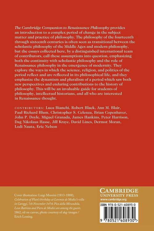 Produktbild: The Cambridge Companion to Renaissance Philosophy