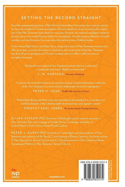 Produktbild: Myths and Mistakes in New Testament Textual Criticism
