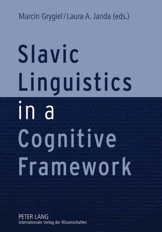 Produktbild: Slavic Linguistics in a Cognitive Framework