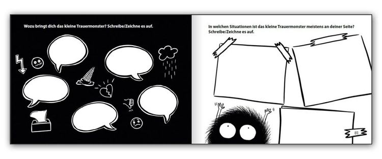 Produktbild: Das kleine Trauermonster - Trauerbew&auml;ltigung zum Mitmachen