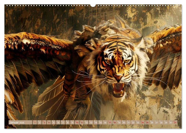 Produktbild: Legend&auml;re Chim&auml;ren - Von unheimlich bis monstr&ouml;s (hochwertiger Premium Wandkalender 2026 DIN A2 quer), Kunstdruck in Hochglanz