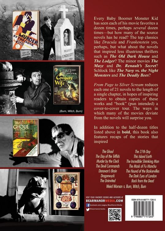 Produktbild: From Page to Silver Scream - 21 Novels That Became Horror and Sci-Fi Movie Favorites