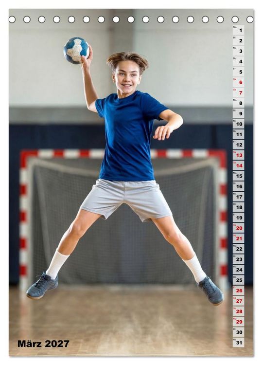 Produktbild: Welt des Jugendsports (Tischkalender 2027 DIN A5 hoch), CALVENDO Monatskalender
