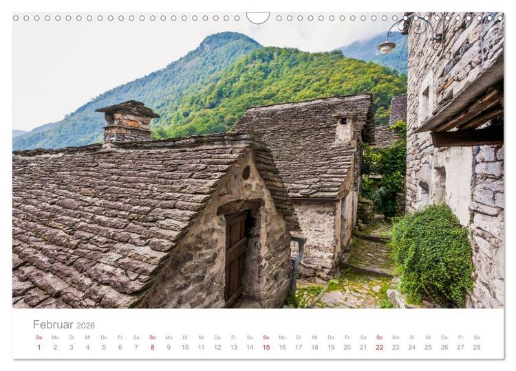 Produktbild: TESSIN Werner Dieterich (Wandkalender 2026 DIN A3 quer), CALVENDO Monatskalender