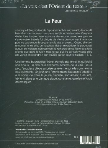 Produktbild: La peur
