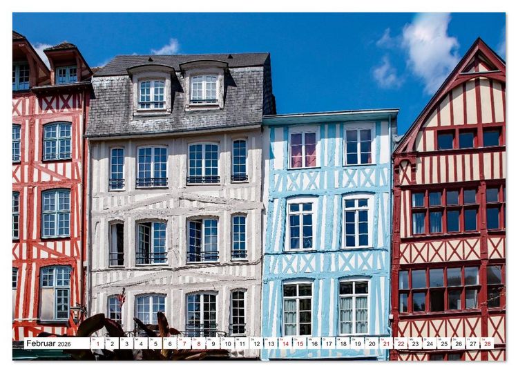 Produktbild: Rouen - ein traumhaftes Reiseziel (Wandkalender 2026 DIN A2 quer), CALVENDO Monatskalender