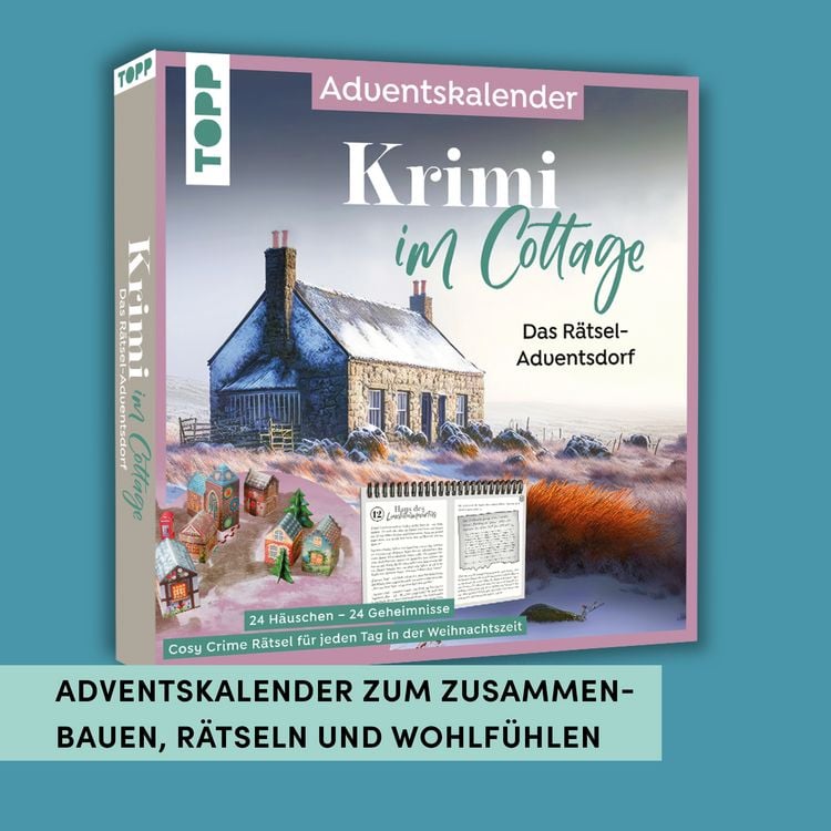 Produktbild: Krimi im Cottage &ndash; Das R&auml;tsel-Weihnachtsdorf &ndash; Adventskalender