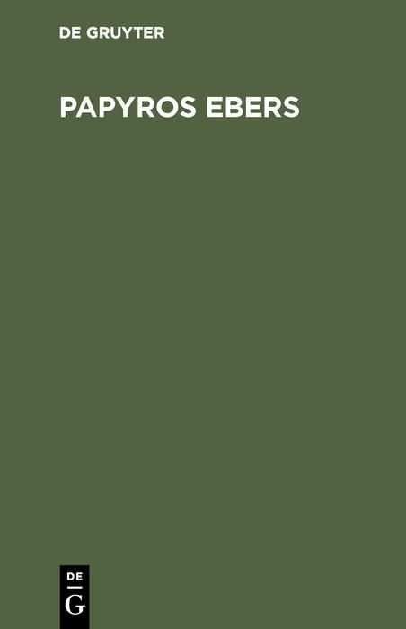 Produktbild: Papyros Ebers