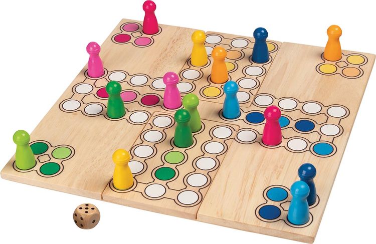 Produktbild: Goki 56914 - Brettspiel Ludo