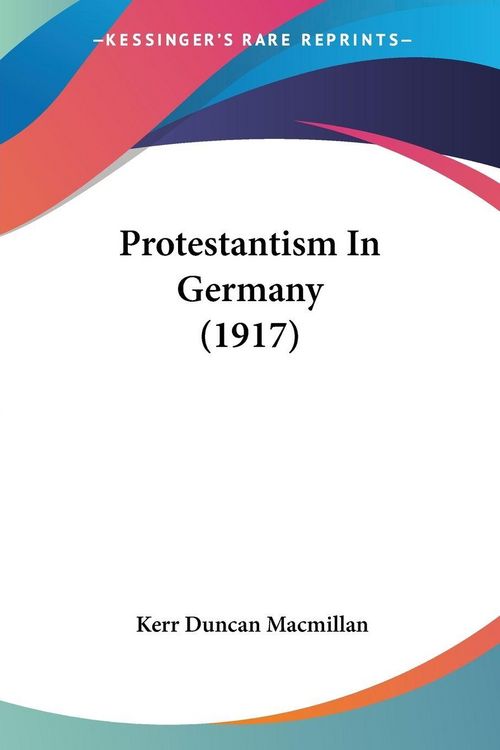 Produktbild: Protestantism In Germany (1917)