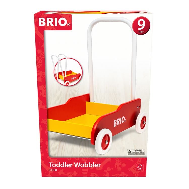 Produktbild: Lauflernwagen, rot/gelb