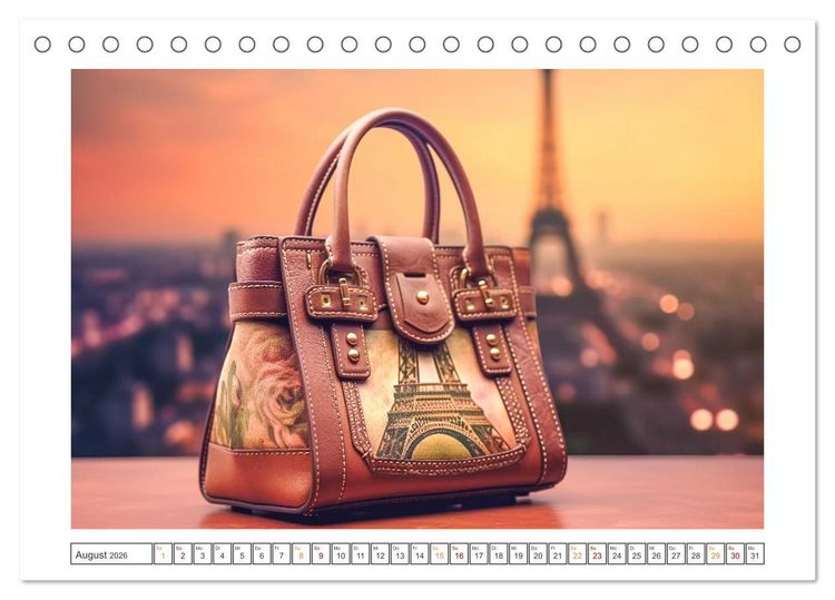 Produktbild: Moderne Handtaschen (Tischkalender 2026 DIN A5 quer), CALVENDO Monatskalender