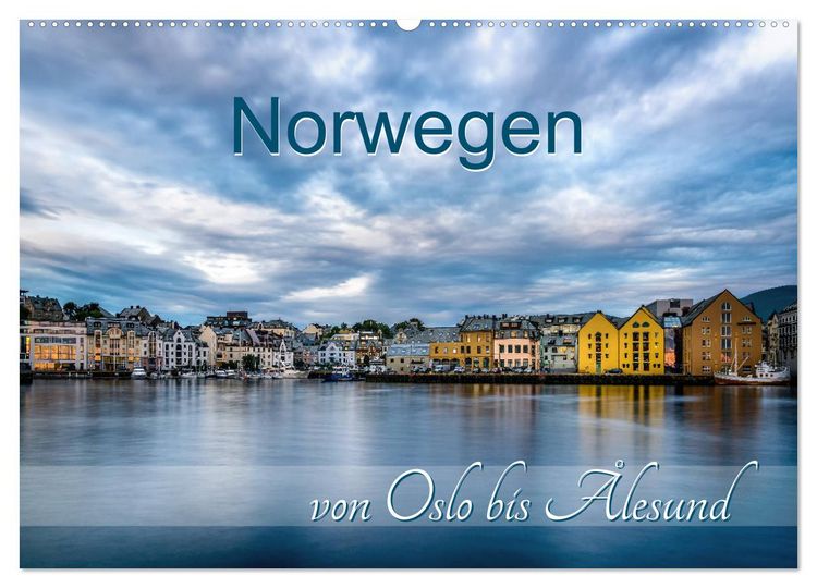 Produktbild: Norwegen von Oslo bis &Aring;lesund (Wandkalender 2026 DIN A2 quer), CALVENDO Monatskalender