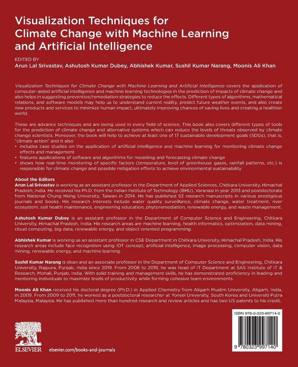 Produktbild: Visualization Techniques for Climate Change with Machine Learning and Artificial Intelligence