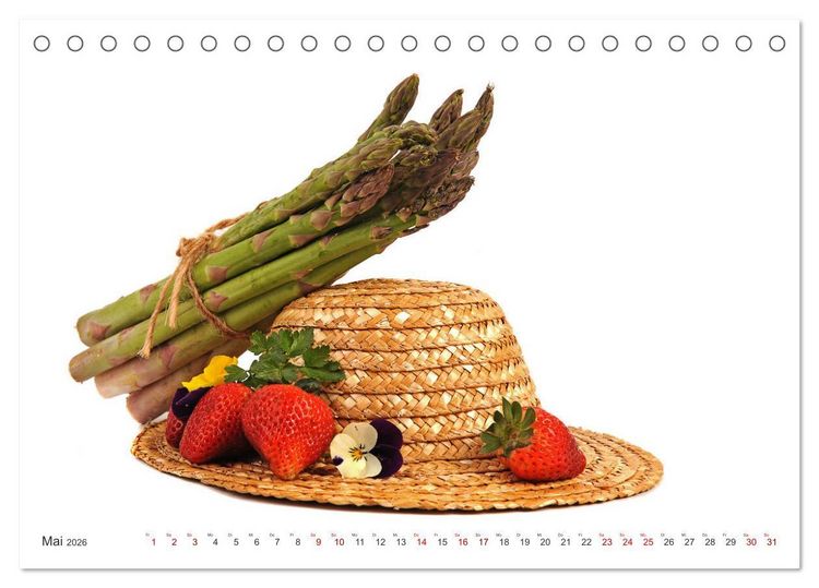 Produktbild: Gem&uuml;se, so gesund (Tischkalender 2026 DIN A5 quer), CALVENDO Monatskalender