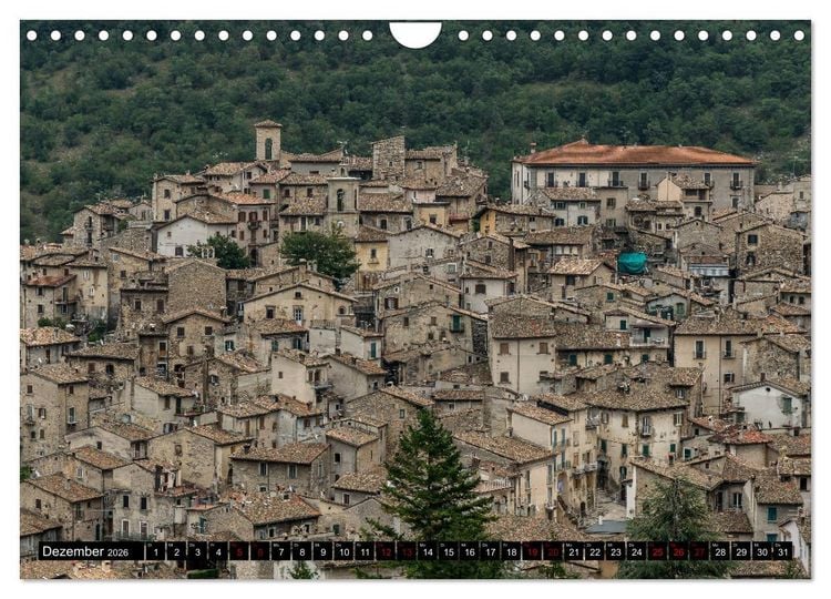 Produktbild: Einsame D&ouml;rfer - Eine Wanderung in den Abruzzen (Wandkalender 2026 DIN A4 quer), CALVENDO Monatskalender