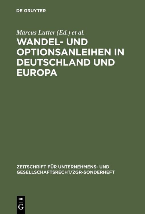 Produktbild: Wandel- und Optionsanleihen in Deutschland und Europa