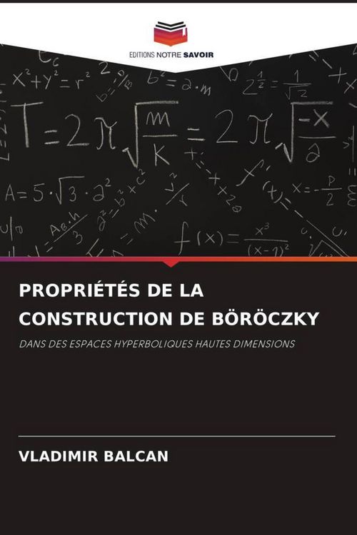 Produktbild: Propri&eacute;t&eacute;s De La Construction De B&ouml;r&ouml;czky