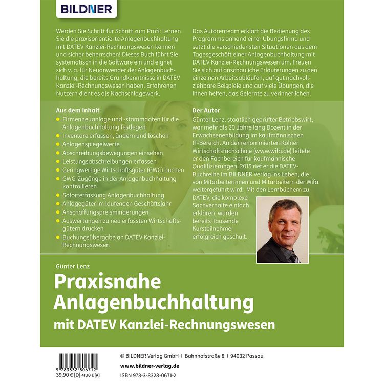 Produktbild: Praxisnahe Anlagenbuchhaltung mit DATEV Kanzlei Rechnungswesen