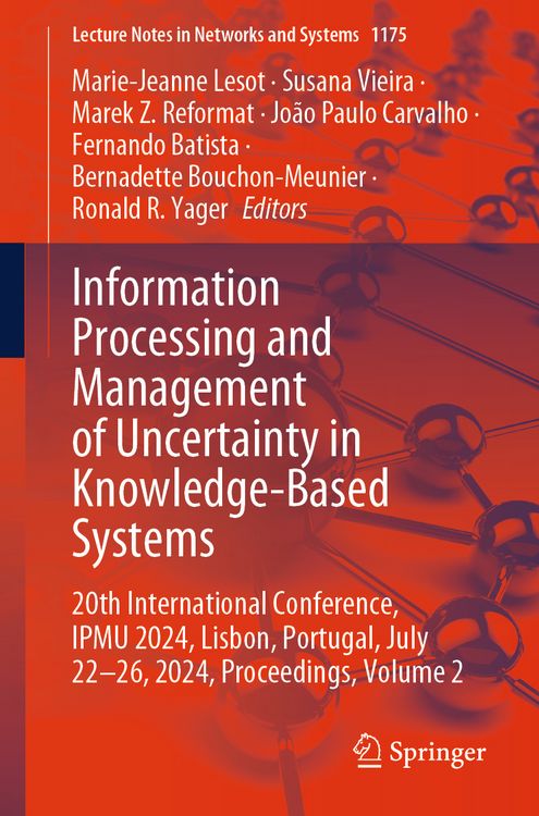 Produktbild: Information Processing and Management of Uncertainty in Knowledge-Based Systems