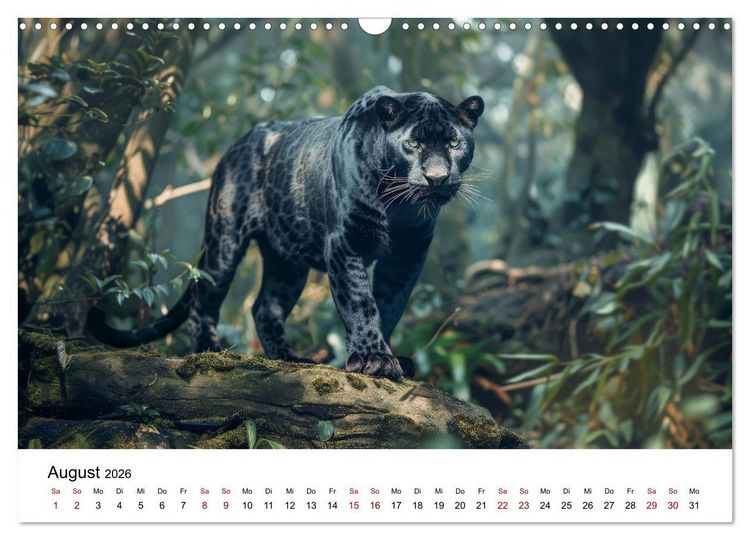 Produktbild: Magische Tierwelt Asiens (Wandkalender 2026 DIN A3 quer), CALVENDO Monatskalender