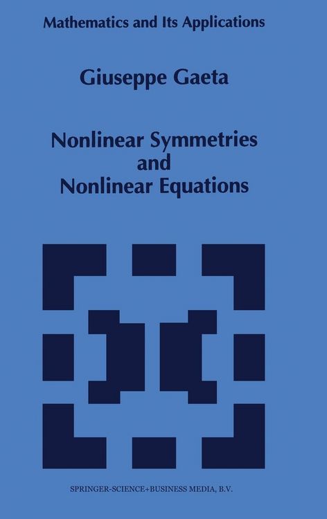 Produktbild: Nonlinear Symmetries and Nonlinear Equations