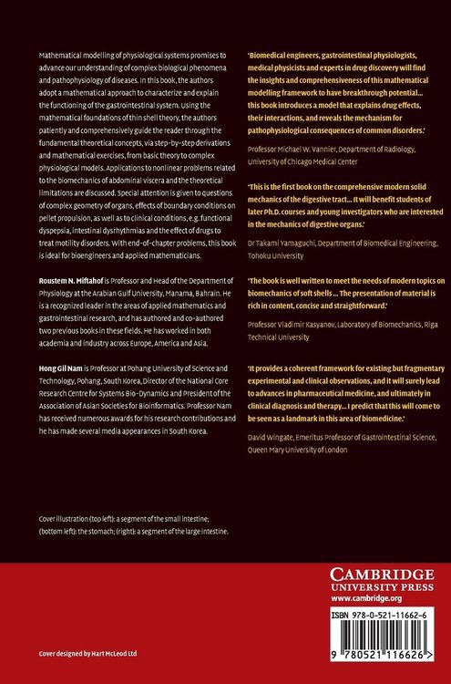 Produktbild: Mathematical Foundations and Biomechanics of the Digestive System