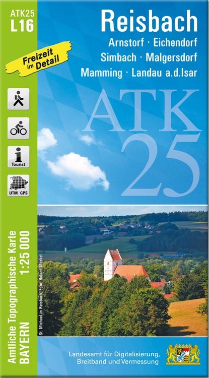 Bild vom Artikel ATK25-L16 Reisbach (Amtliche Topographische Karte 1:25000) vom Autor Breitband und Vermessung, Bayern Landesamt für Digitalisierung