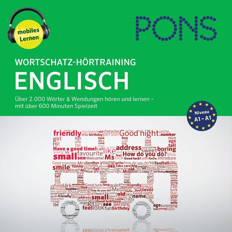 Produktbild: PONS Wortschatz-H&ouml;rtraining Englisch