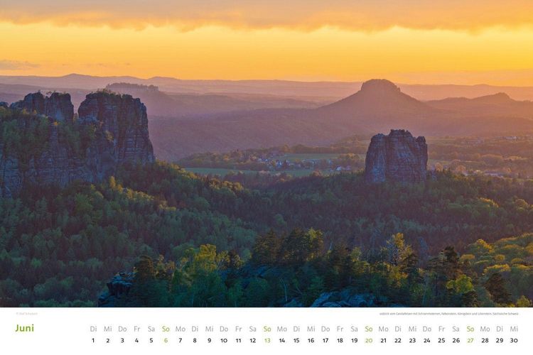 Produktbild: Kalender S&auml;chsische & B&ouml;hmische Schweiz 2027