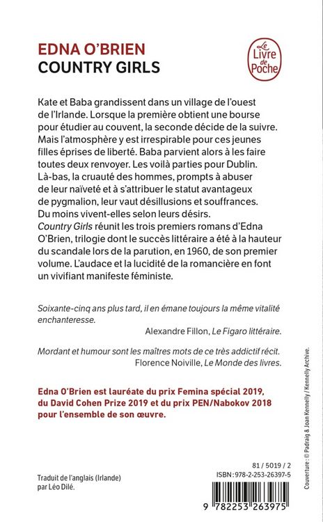 Produktbild: Country girls : trilogie romanesque, suivie d'un &eacute;pilogue