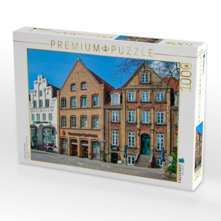 Produktbild: CALVENDO Puzzle Flensburg, S&uuml;dermarkt | 1000 Teile Lege-Gr&ouml;&szlig;e 64x48cm Foto-Puzzle f&uuml;r gl&uuml;ckliche Stunden