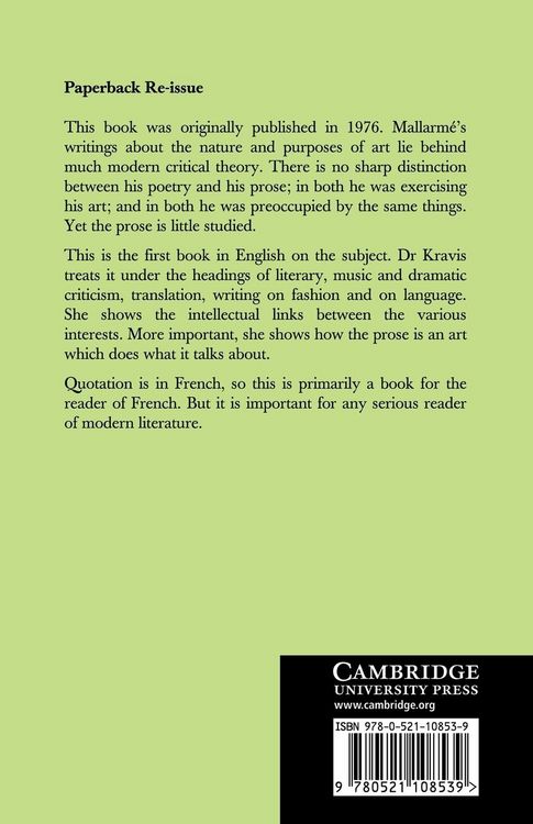 Produktbild: The Prose of Mallarme