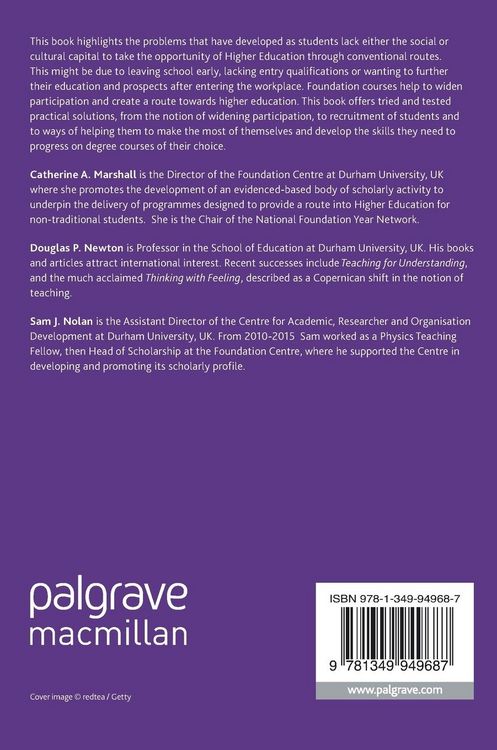 Produktbild: Widening Participation, Higher Education and Non-Traditional Students
