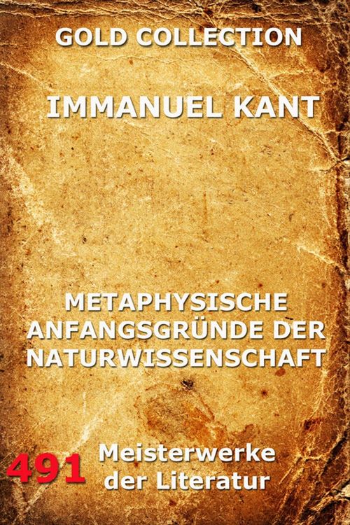 Produktbild: Metaphysische Anfangsgr&uuml;nde der Naturwissenschaft