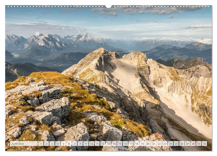 Produktbild: "Bergpixel" Faszination Bergwandern (hochwertiger Premium Wandkalender 2026 DIN A2 quer), Kunstdruck in Hochglanz
