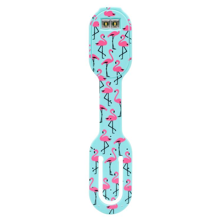 Produktbild: Flexilight RC (Flamingo) - wiederaufladbares Leselicht - 2 in 1 Leselampe & Lesezeichen - LED Leselicht - Geschenk für Leser, Buchliebhaber - Deutsche