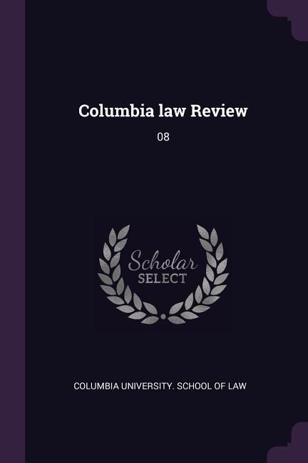 Produktbild: Columbia law Review