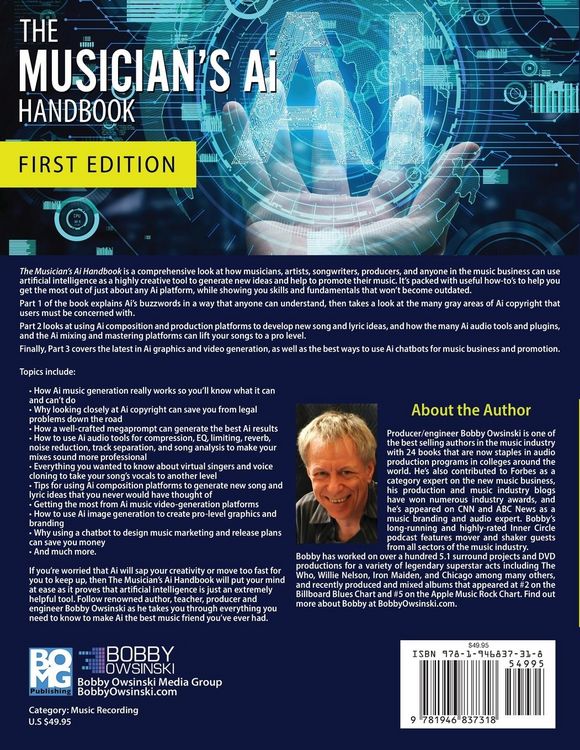 Produktbild: The Musician's Ai Handbook