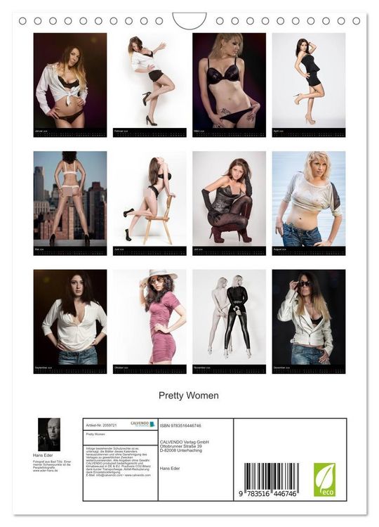 Produktbild: Pretty Women (Wandkalender 2026 DIN A4 hoch), CALVENDO Monatskalender