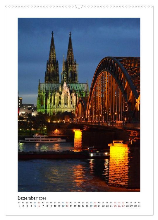 Produktbild: K&ouml;ln - Ansichtssache (Wandkalender 2026 DIN A2 hoch), CALVENDO Monatskalender