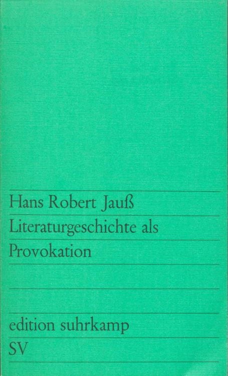 Produktbild: Literaturgeschichte als Provokation