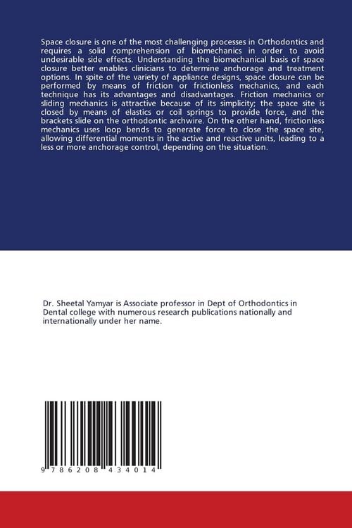 Produktbild: Mechanics of Space closure in Orthodontics